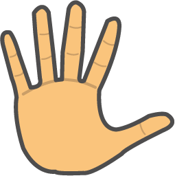 Hand signalling Stop