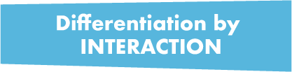 Differentiation by Interaction